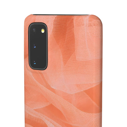 Snap Phone Case – Coral Veil