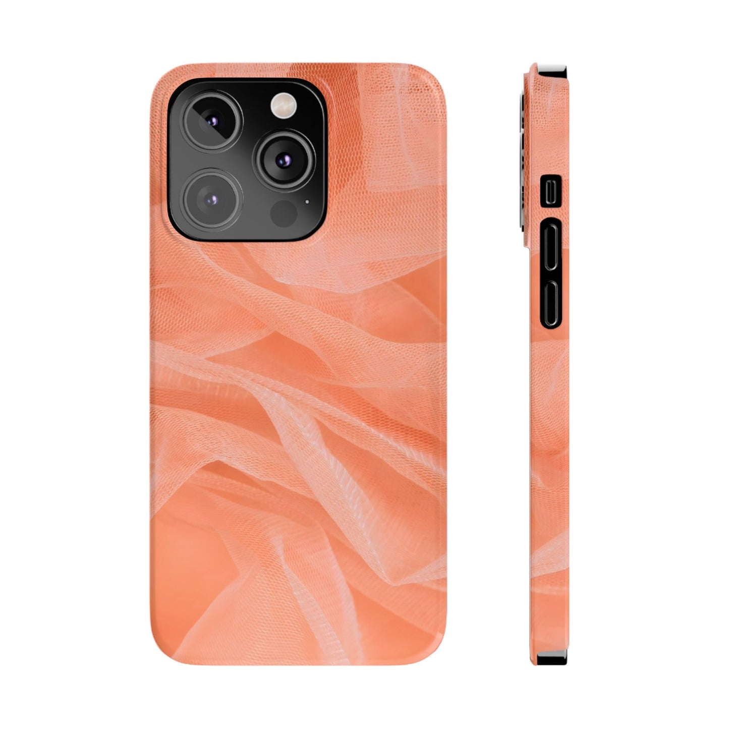 Slim Phone Case – Coral Veil