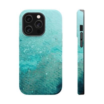 Wireless-Charging Compatible Case – Sea Glass