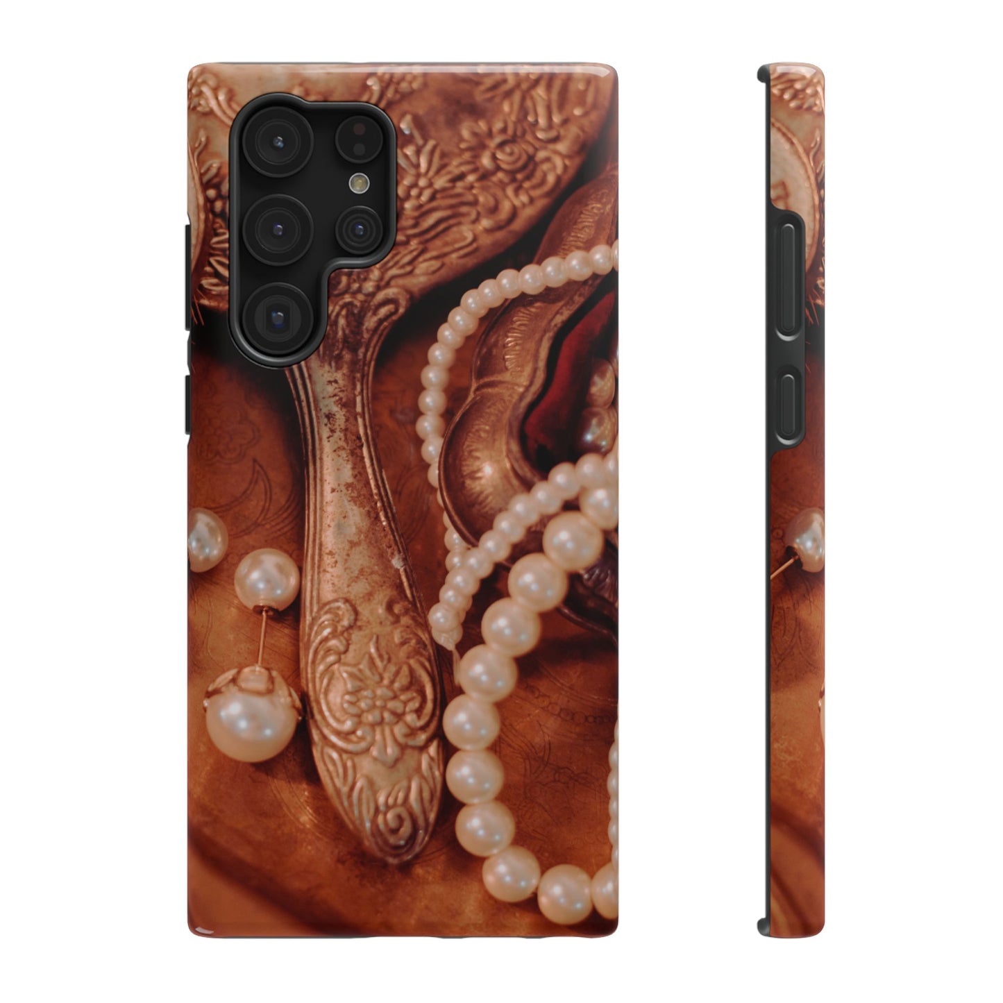 Impact-Resistant Phone Case – Bronze Vanity