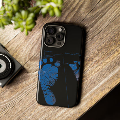 Protective Phone Case – Mom’s Little Blue Footprints