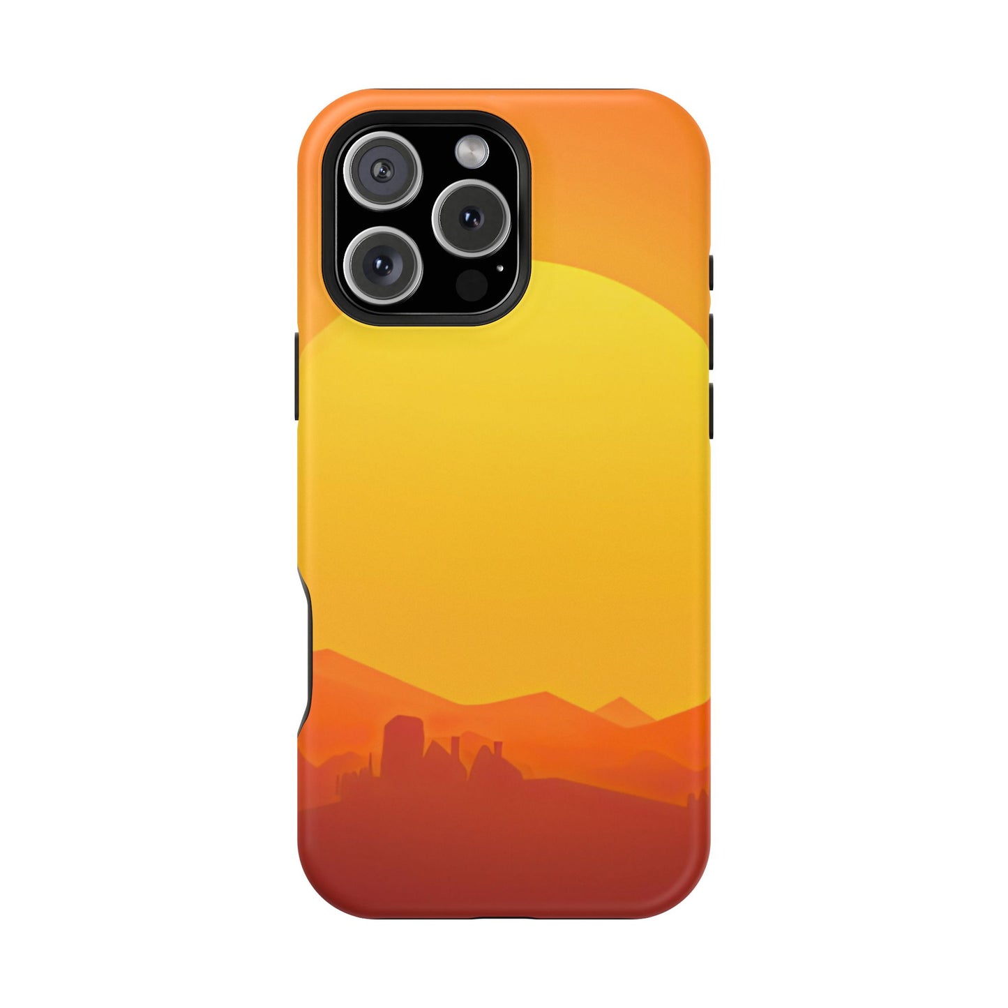 Wireless-Charging Compatible Case – Desert Sunrise