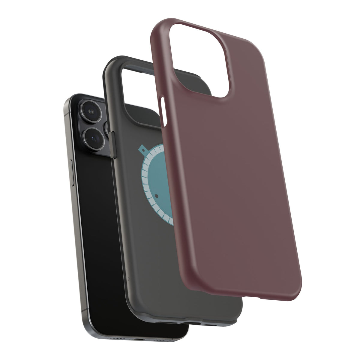 Wireless-Charging Compatible Case – Mulled Wine – Compatible with iPhone 13–17 & Samsung Galaxy S25–S26 Series