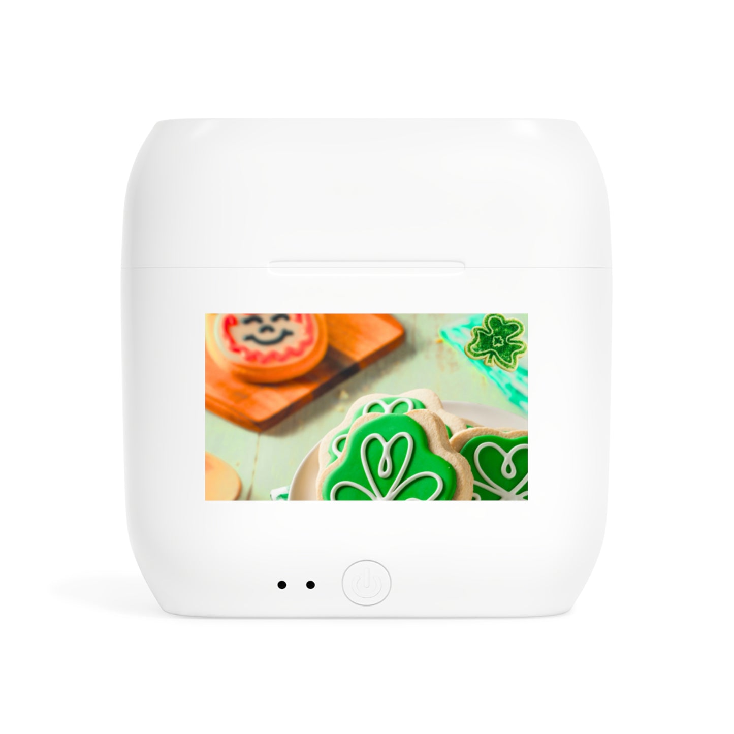 Wireless Earbuds – Shamrock Cookie St. Patrick's Day Design