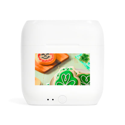 Wireless Earbuds – Shamrock Cookie St. Patrick's Day Design