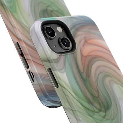 Impact-Resistant Phone Case – Marble Flow