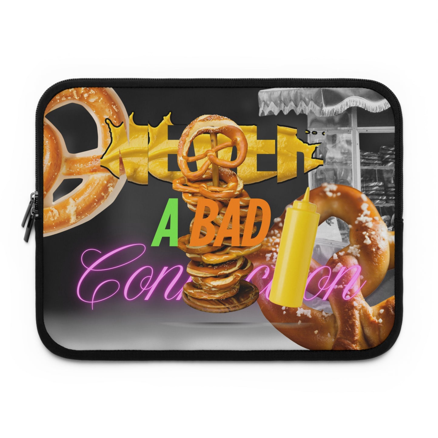 Laptop Sleeve – Never a Bad Connection Pretzel Stack