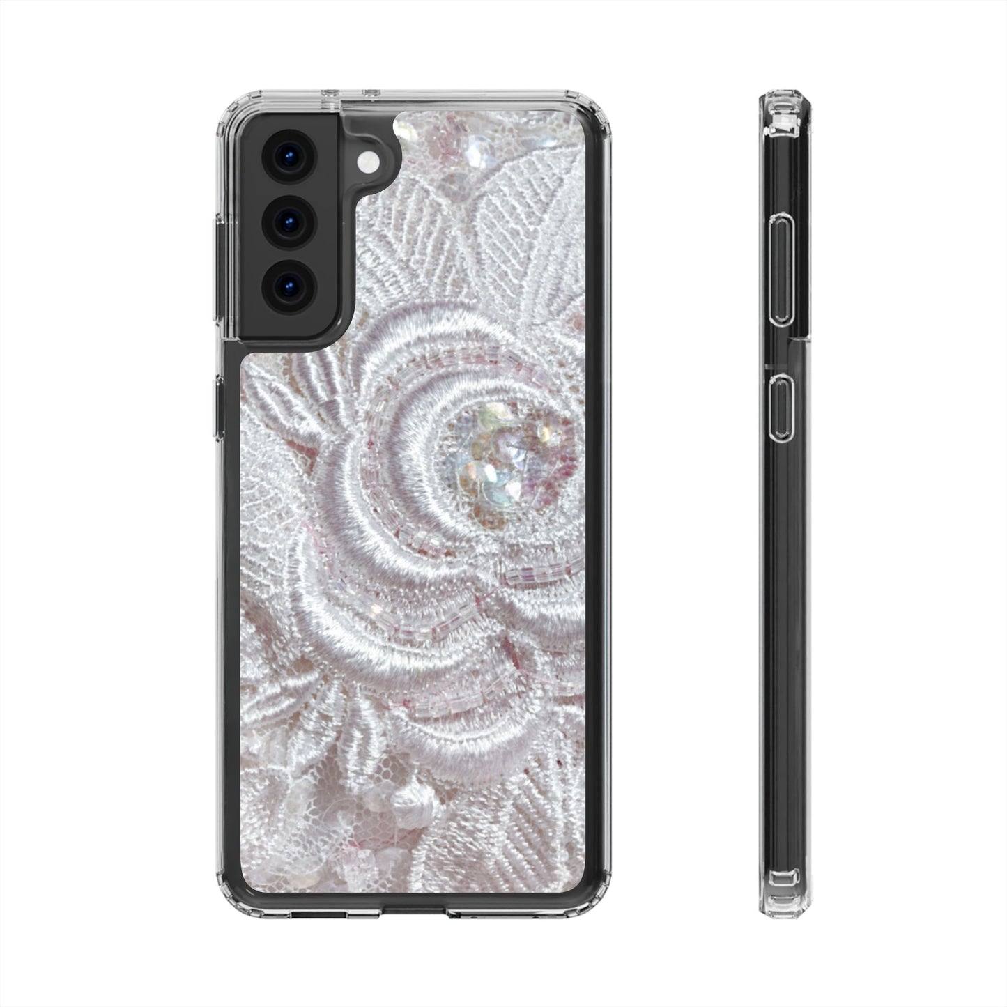Clear Phone Case – Lace Veil