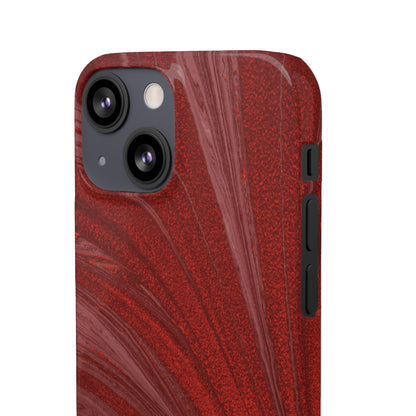 Snap Phone Case – Crimson Current