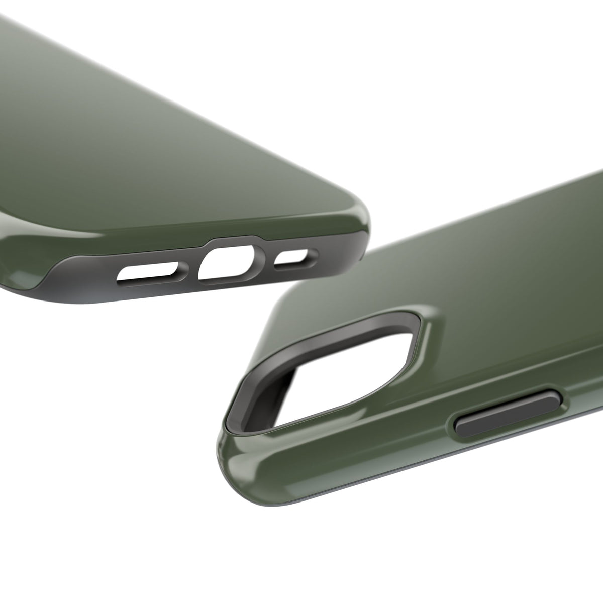 Impact-Resistant Phone Case — Military Green Protective Shockproof Cover