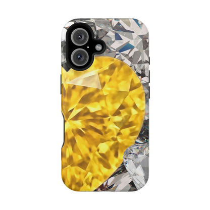 Impact-Resistant Phone Case – Heart of Gold