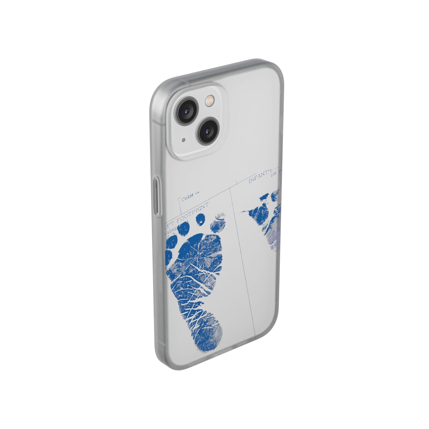 Flexi Case – Mom’s Little Blue Footprints