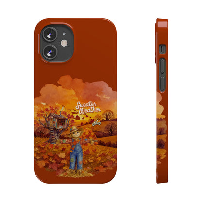 Slim Phone Case – Sweater Weather – Compatible with iPhone 11–17 Series
