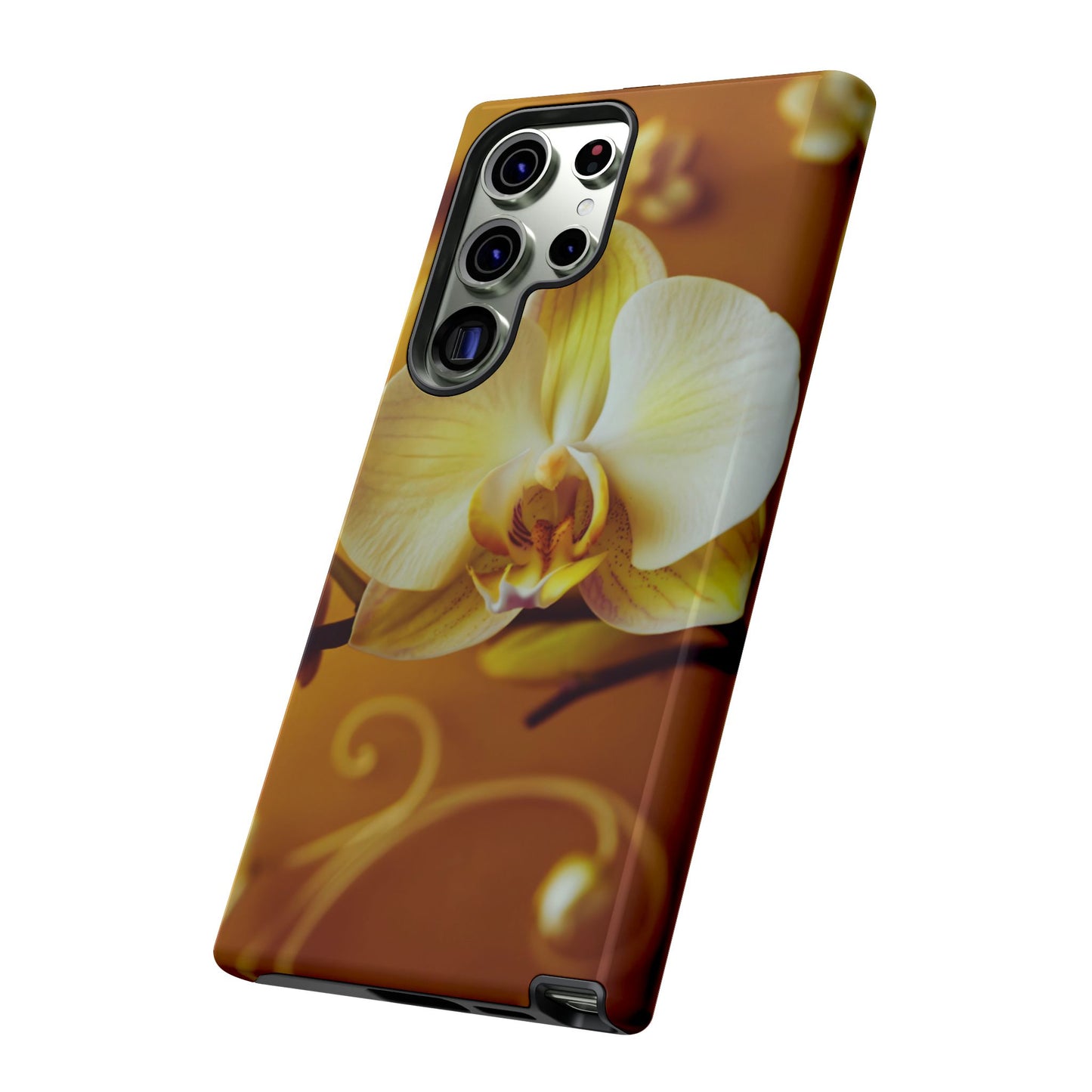 Protective Phone Case – Amber Orchid