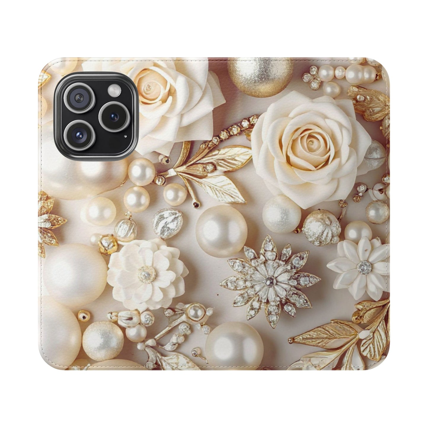 Flip Case – Ivory Opulence