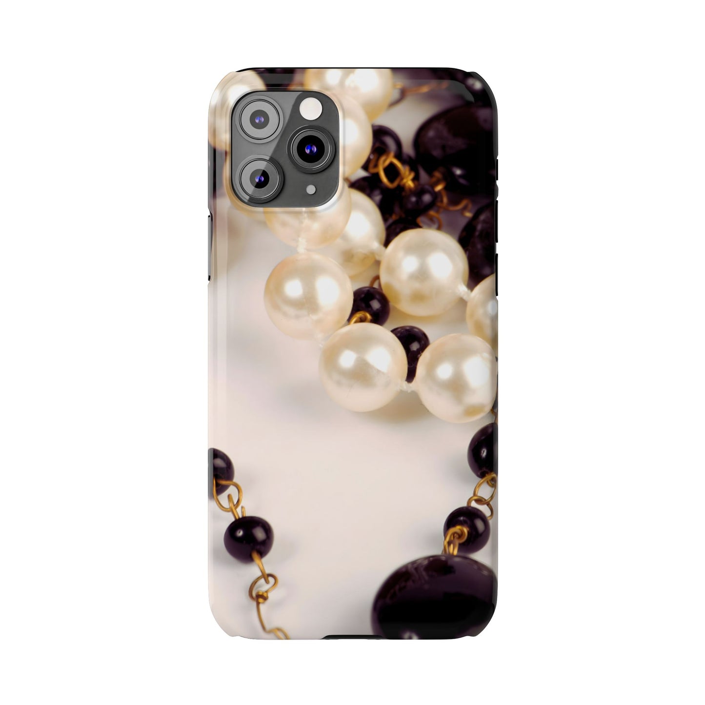 Slim Phone Case – Noir Pearl