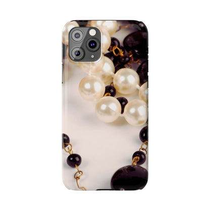 Slim Phone Case – Noir Pearl