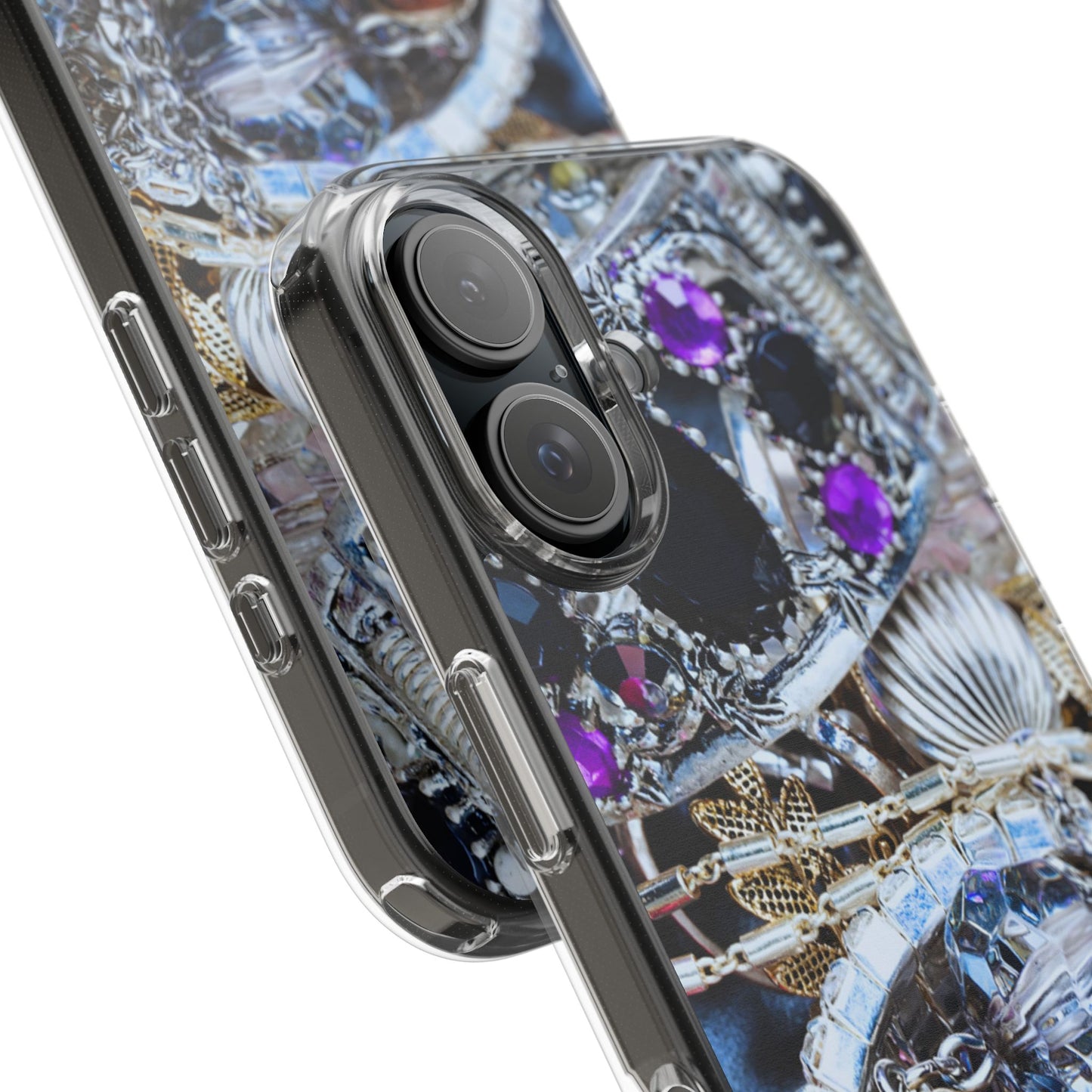 Clear Phone Case – Chrome Jewel