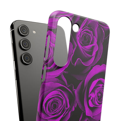 Snap Phone Case – Amethyst Roses