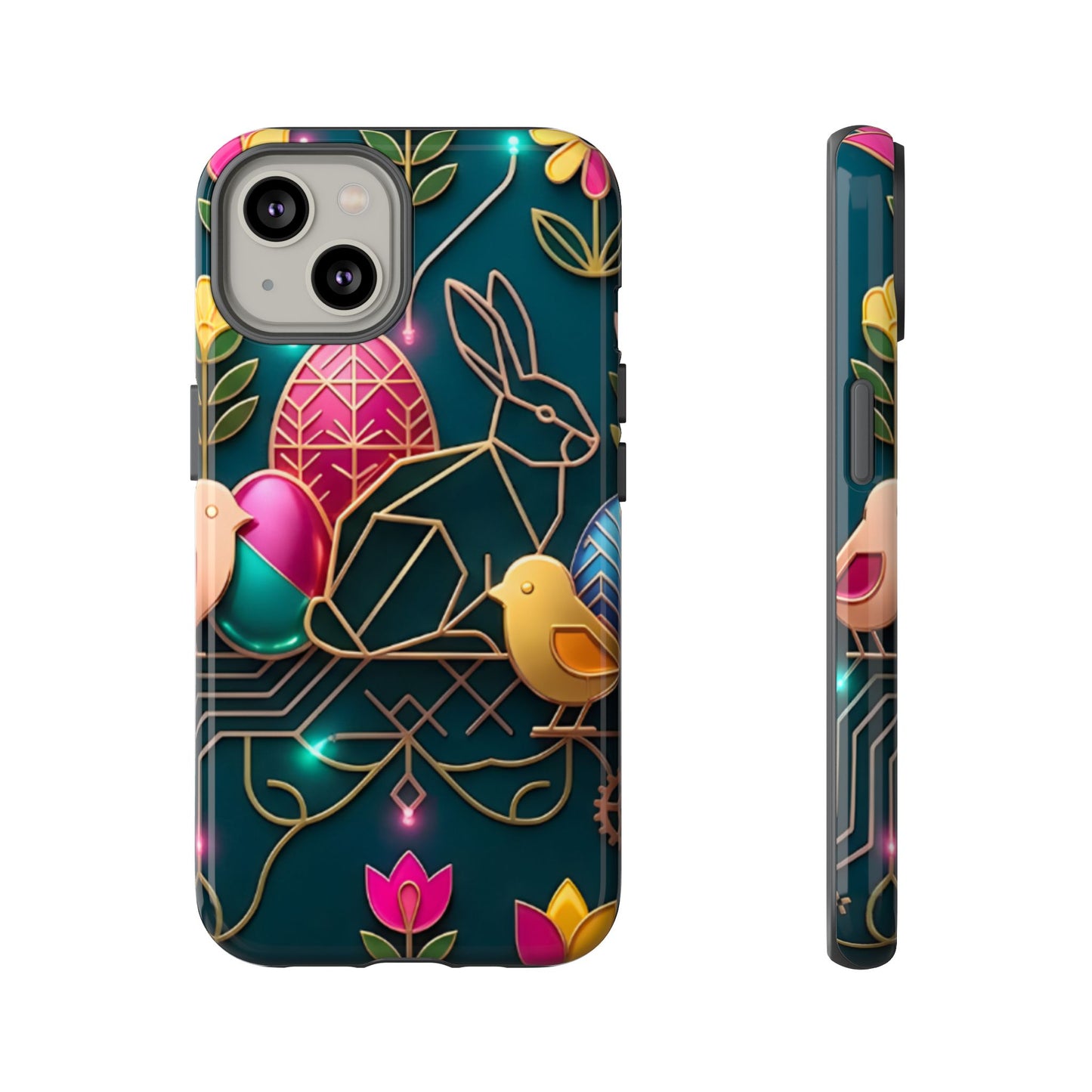 Protective Phone Case – Jeweled Garden
