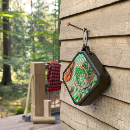 Bluetooth Outdoor Speaker – Shamrock Cookie St. Patrick’s Day Design