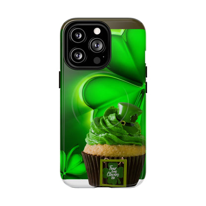 Protective Phone Case – Lucky Clover Cupcake