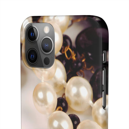 Snap Phone Case – Noir Pearl