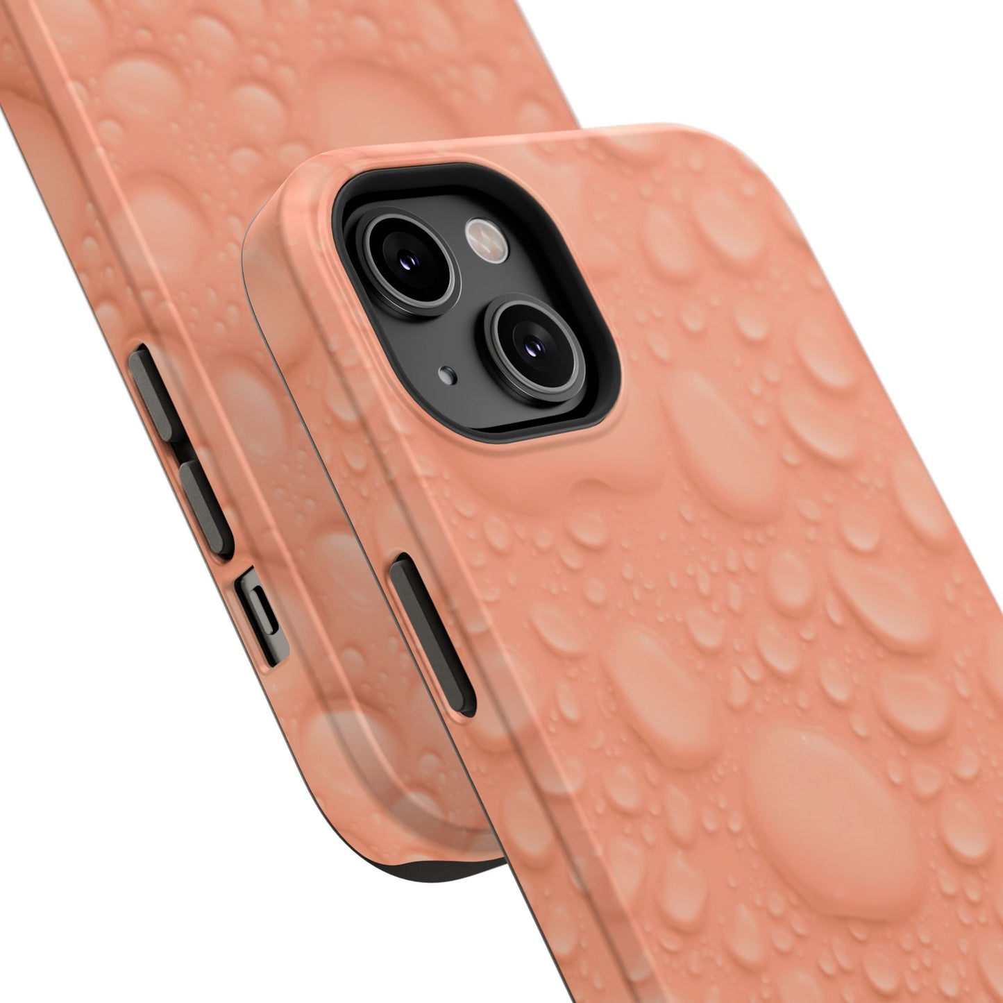 Impact-Resistant Phone Case – Apricot Rain