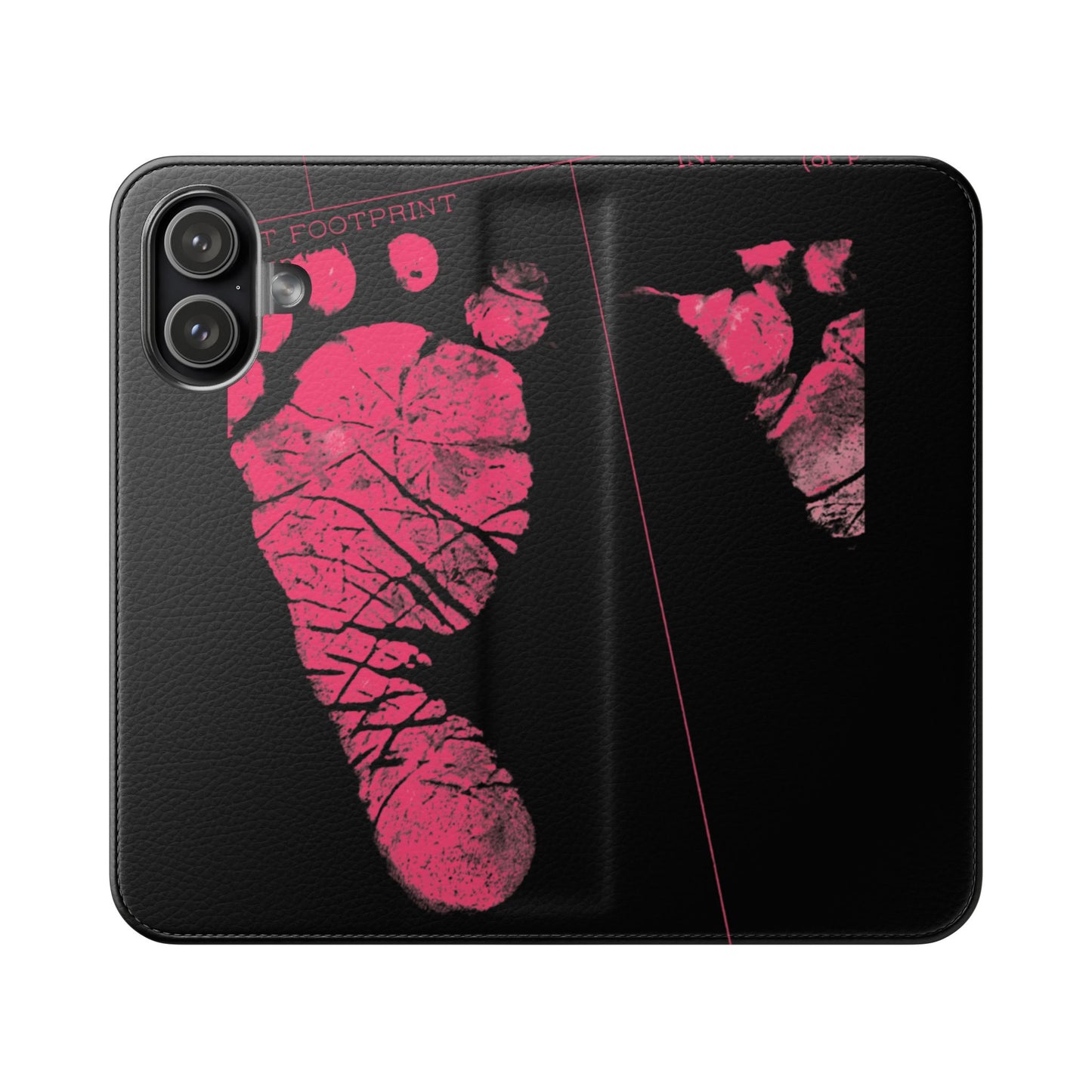 Flip Case – Mom’s Little Pink Footprints