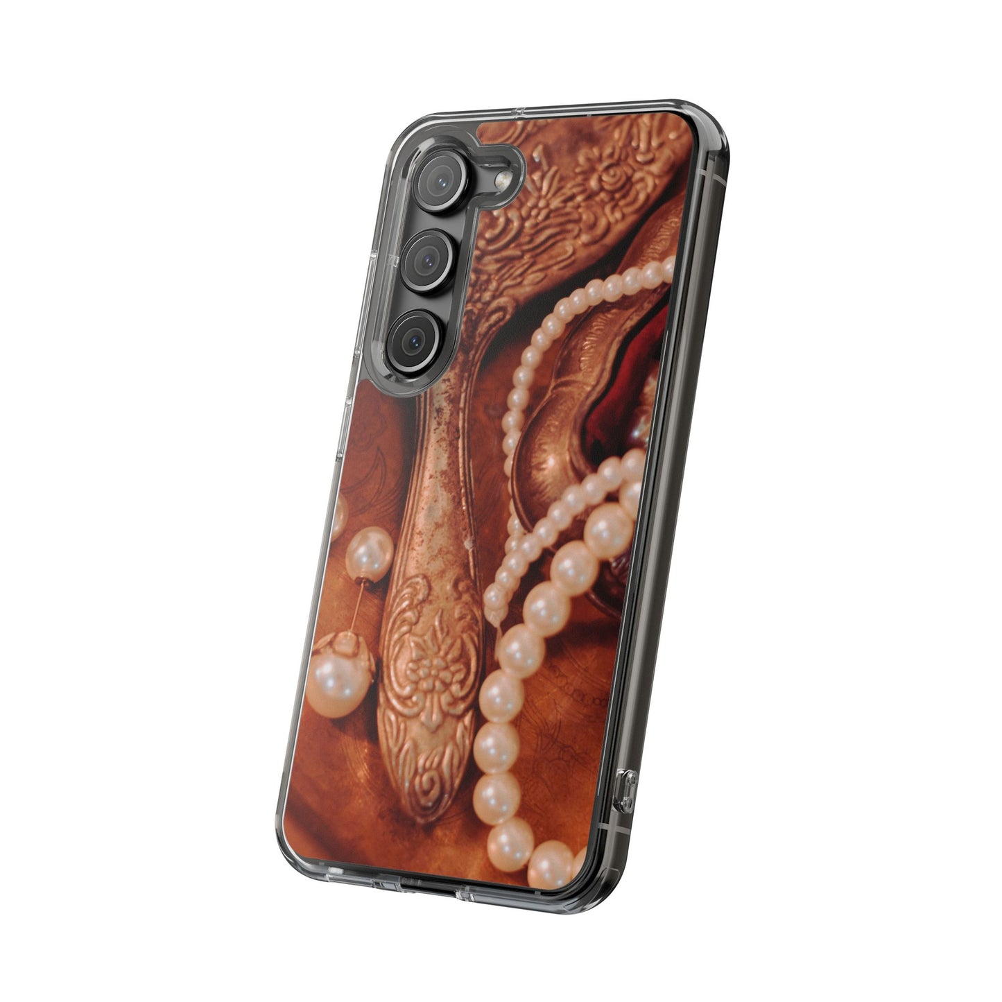 Clear Phone Case – Bronze Vanity