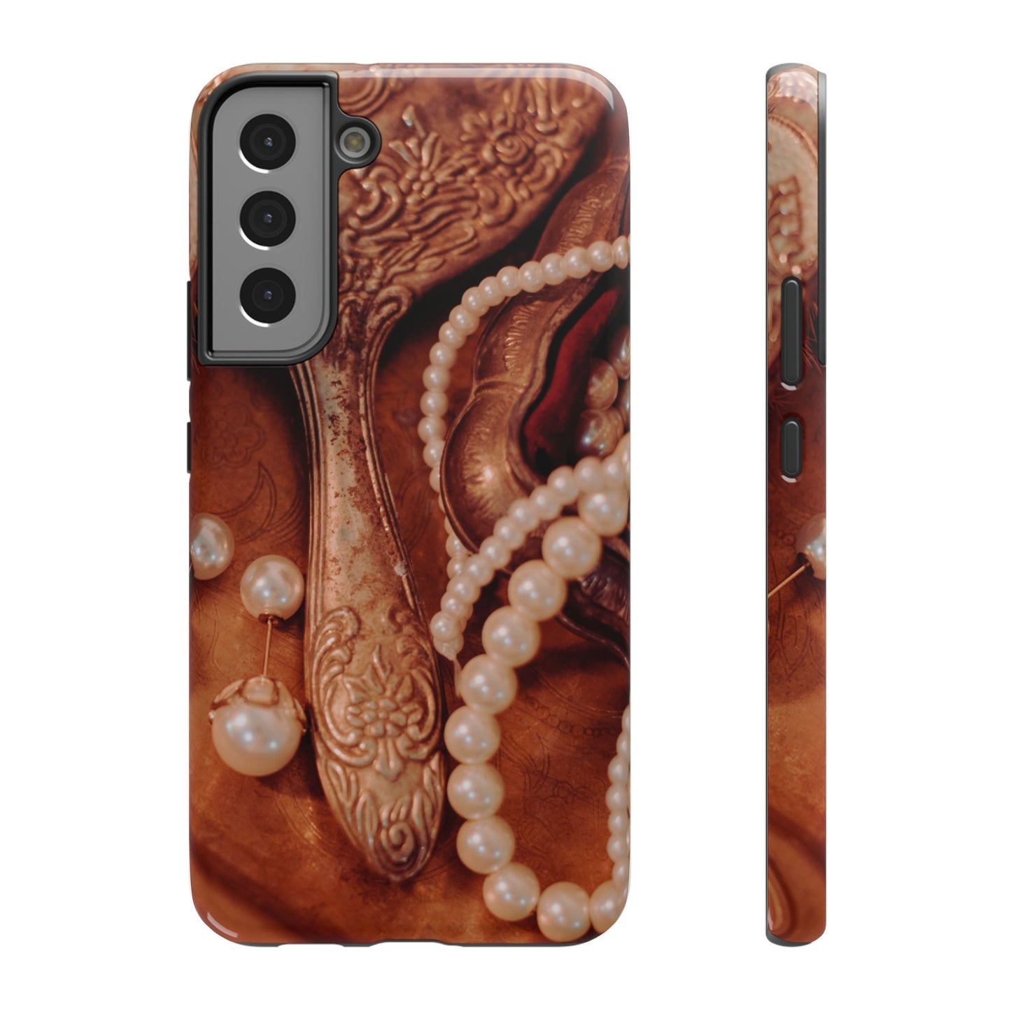 Impact-Resistant Phone Case – Bronze Vanity