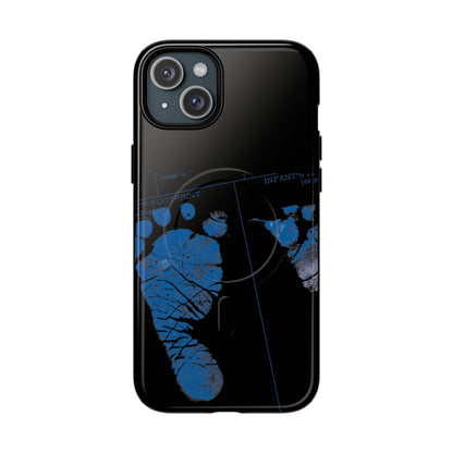 Protective Magnetic Phone Case – Mom’s Little Blue Footprints