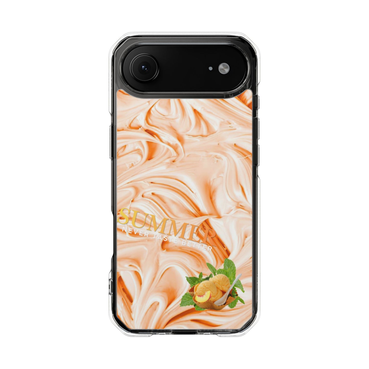 Clear Phone Case – Peach Sorbet