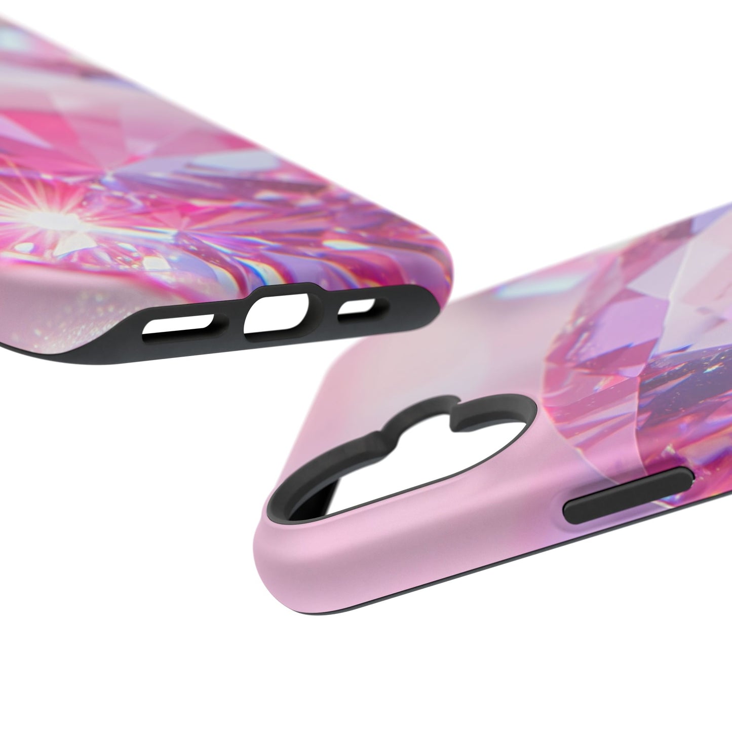 Wireless-Charging Compatible Case – Pink Ice