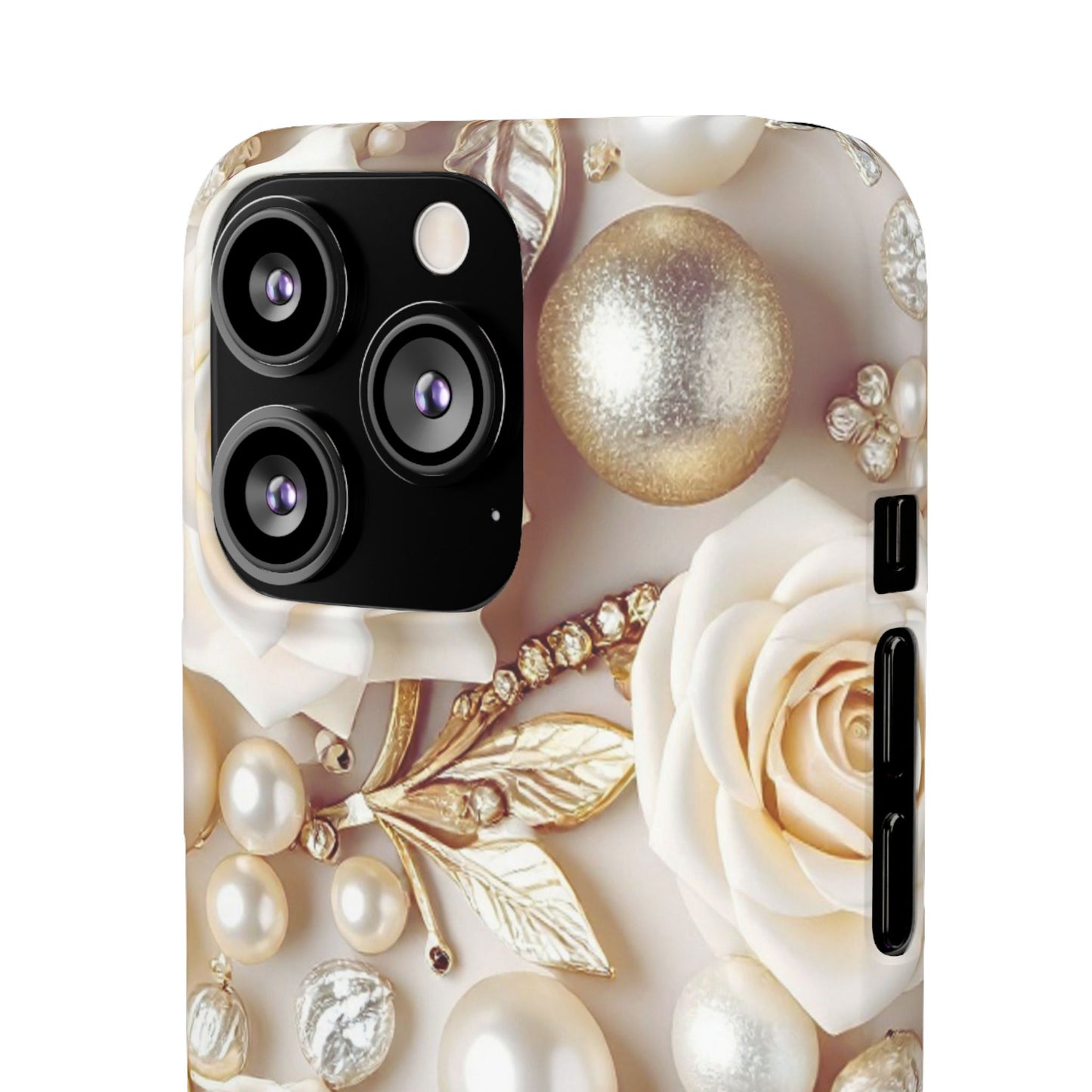 Snap Phone Case – Ivory Opulence