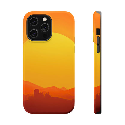 Wireless-Charging Compatible Case – Desert Sunrise