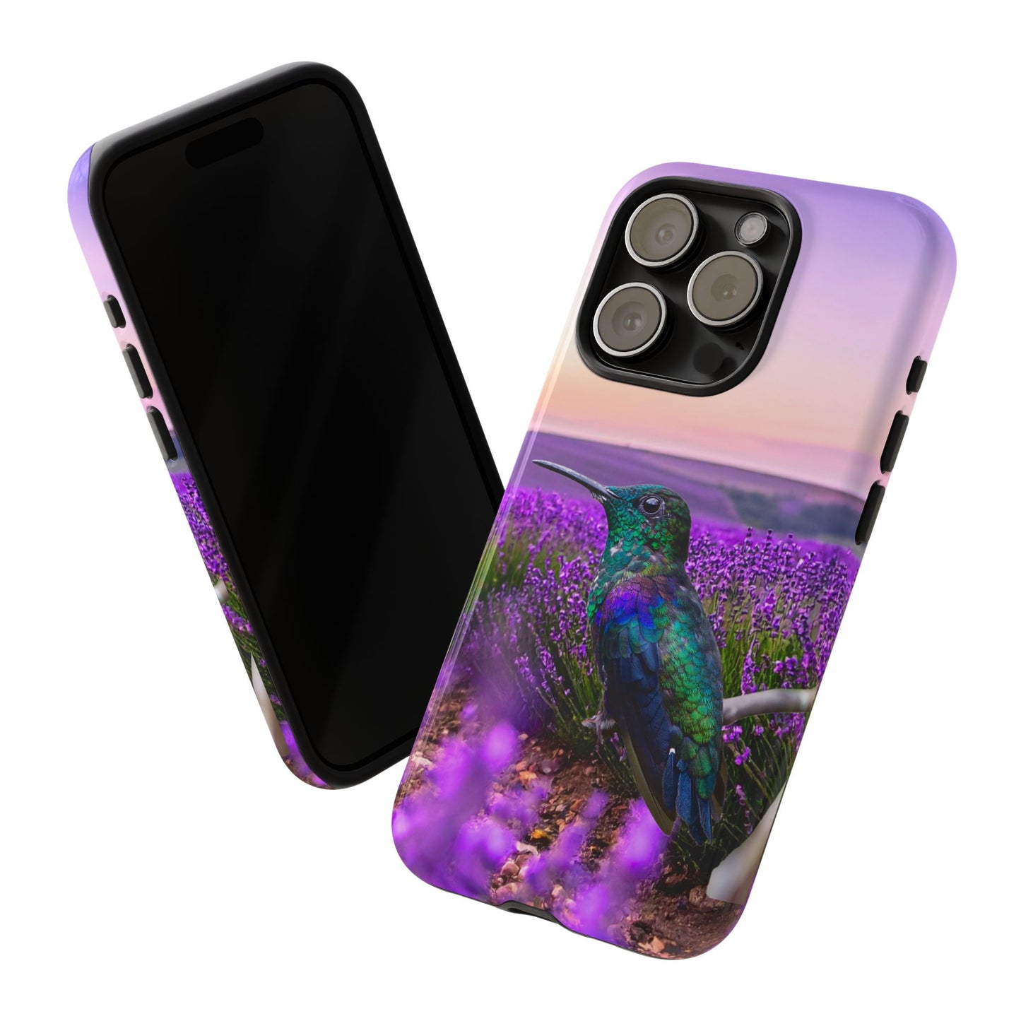 Protective Phone Case – Hummingbird Reverie
