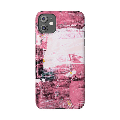 Slim Phone Case – Faded Cranberry – Compatible with iPhone 11–17 Series