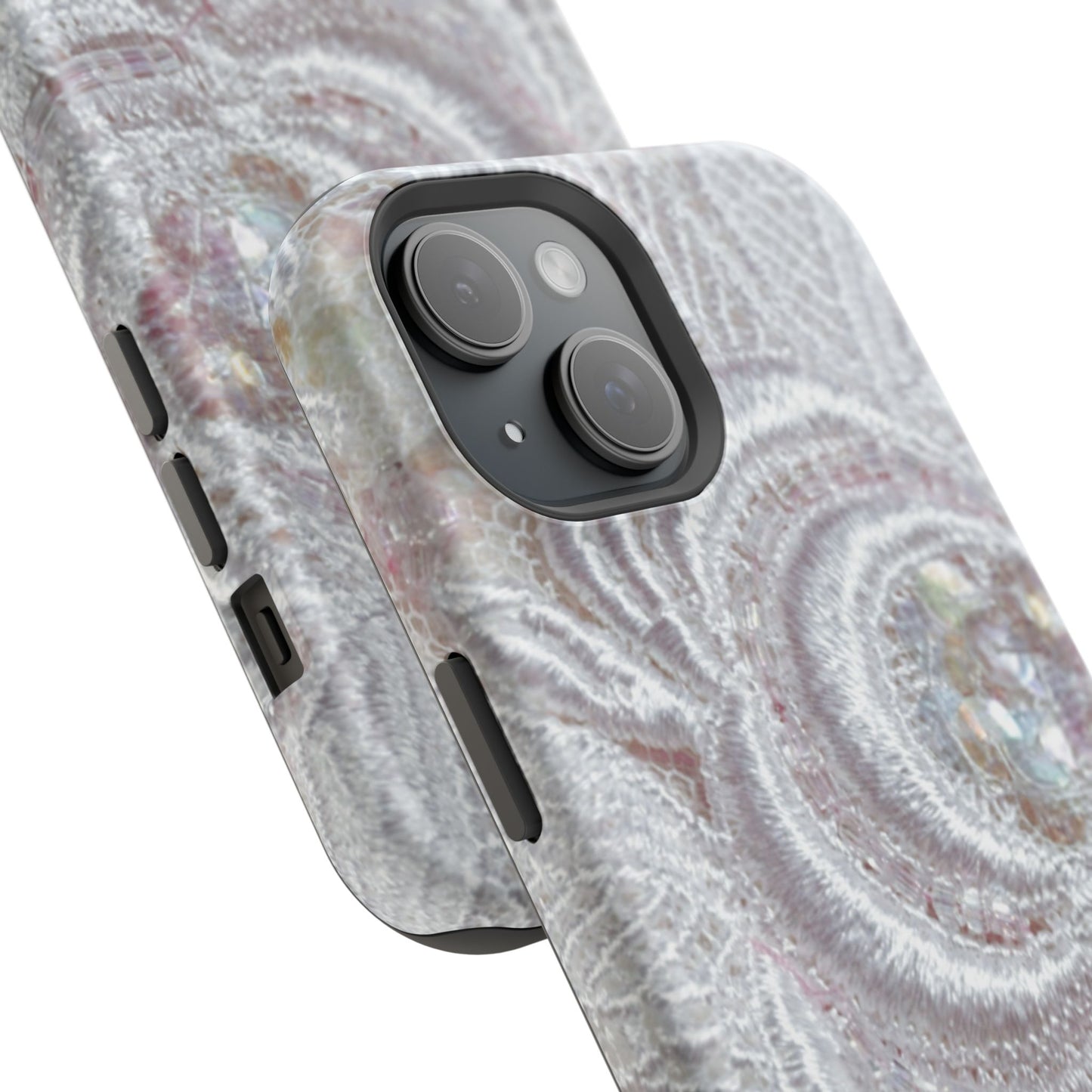 Impact-Resistant Phone Case – Lace Veil