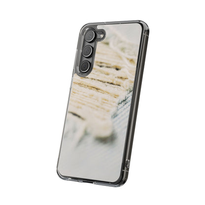 Clear Phone Case – Woven Warmth
