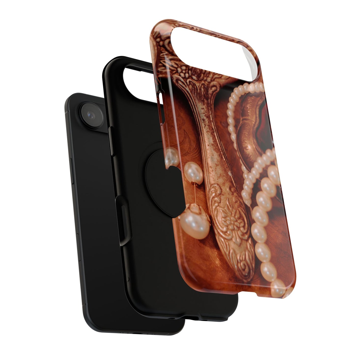 Impact-Resistant Phone Case – Bronze Vanity