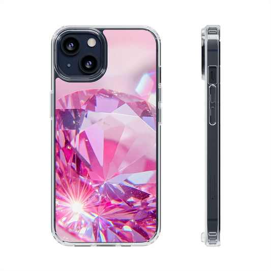Clear Phone Case – Pink Ice
