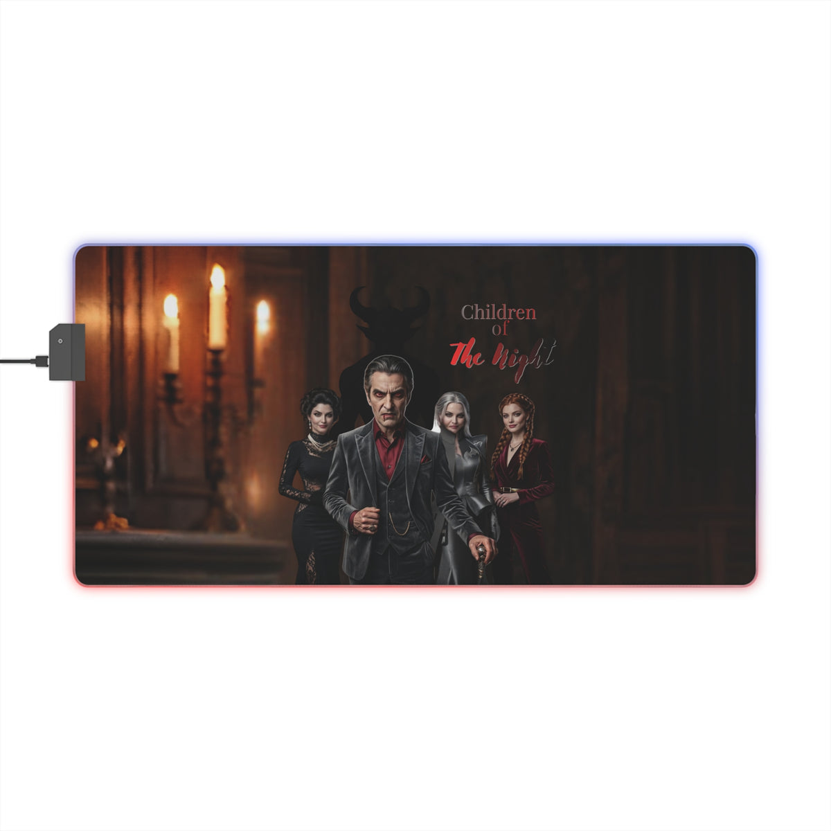 Gaming LED Desk Mat – Dark Dynasty