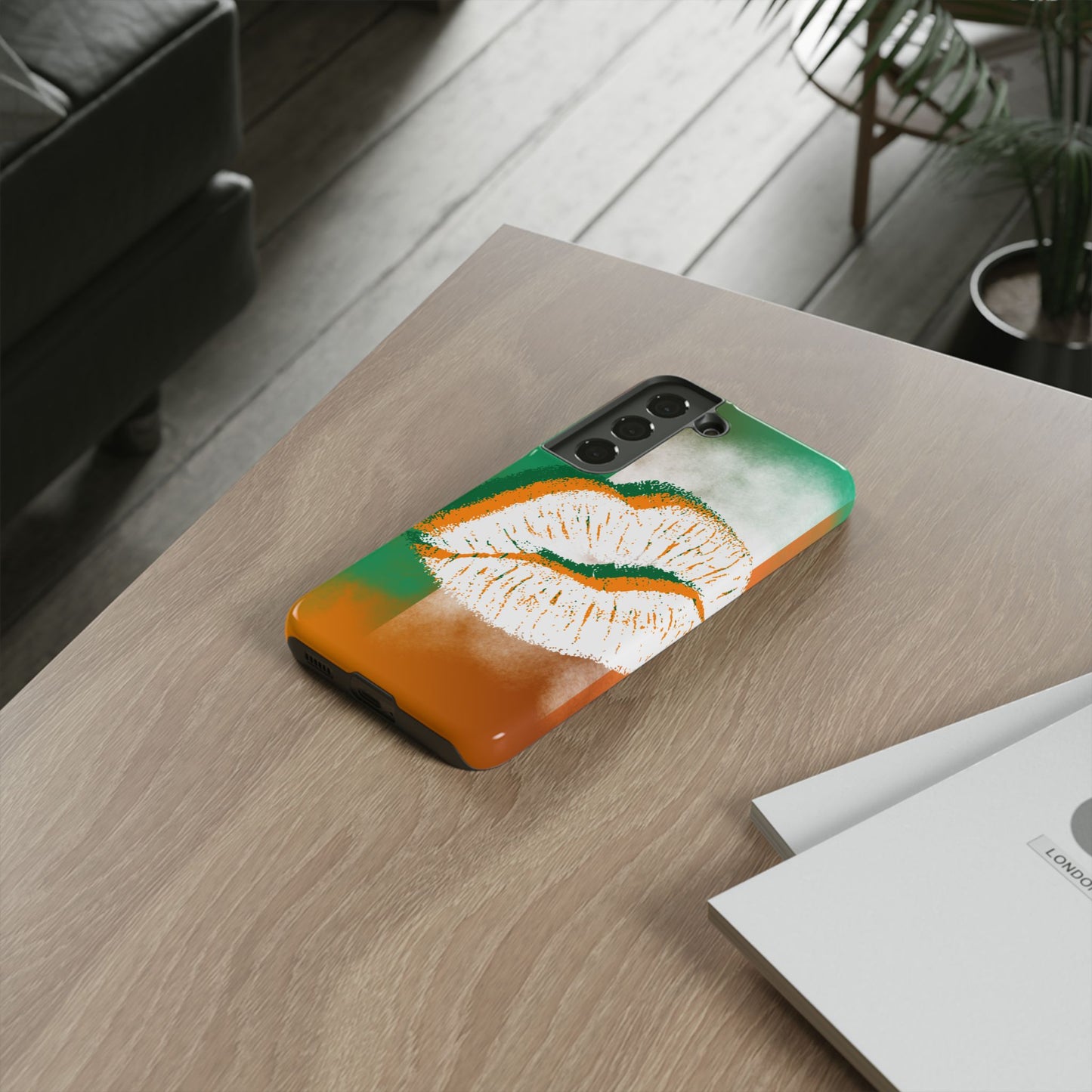 Protective Phone Case – Irish Lip