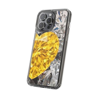 Clear Phone Case – Heart of Gold