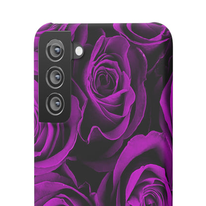 Snap Phone Case – Amethyst Roses