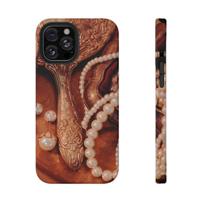 Impact-Resistant Phone Case – Bronze Vanity