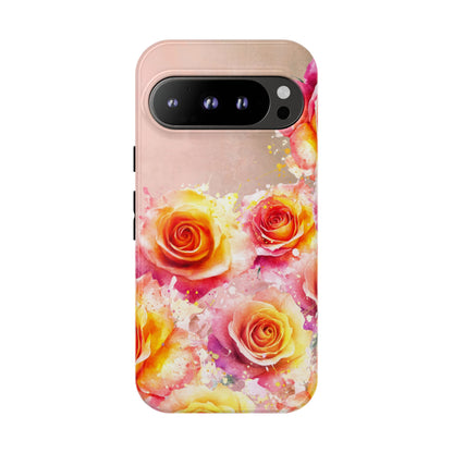 Protective Phone Case – Sunset Roses