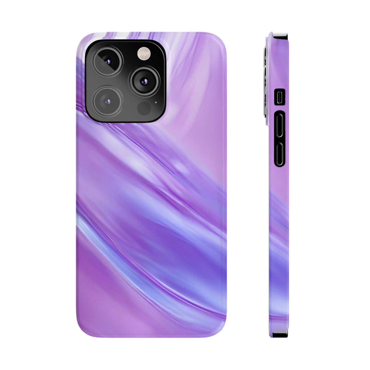 Slim Phone Case – Lavender Wave