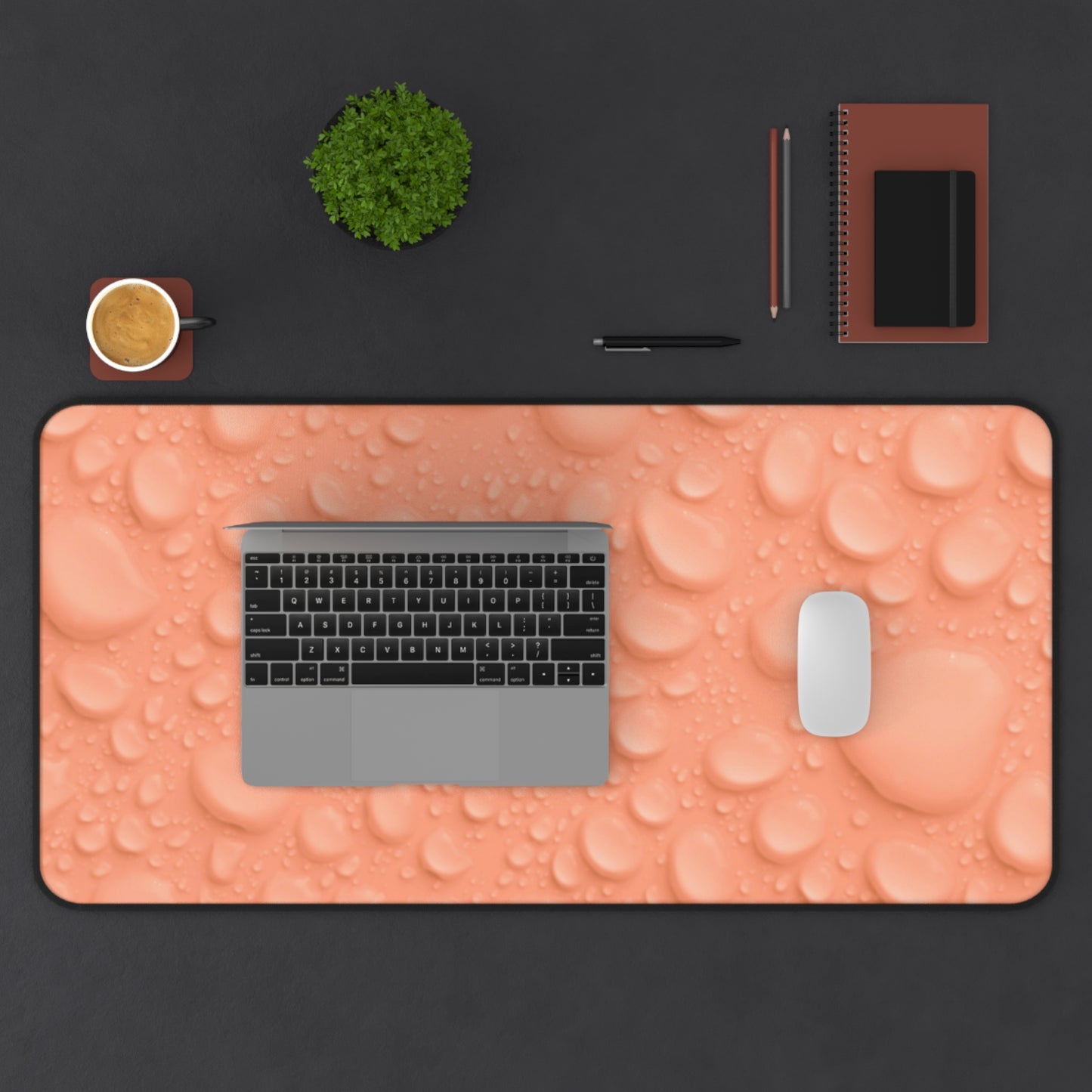 Desk Mat – Apricot Rain